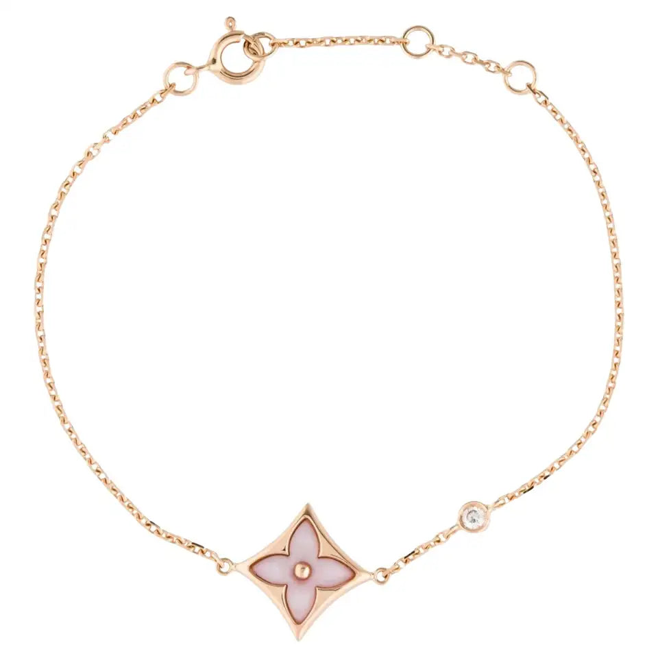 [Rosla]STAR 1 DIAMOND PINK GOLD BRACELET