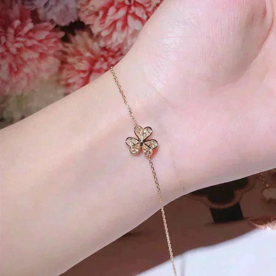 [Rosla]FRIVOLE GOLD FLOWER DIAMOND BRACELET