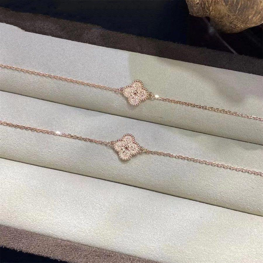 [Rosla]CLOVER SINGLE FLOWER BRACELET