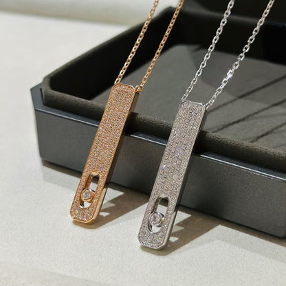 [Rosla]MY FIRST DIAMOND PAVED NECKLACE