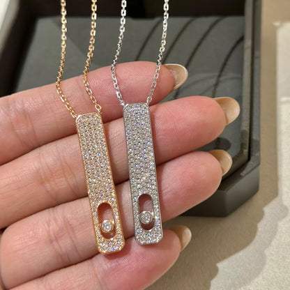[Rosla]MY FIRST DIAMOND PAVED NECKLACE