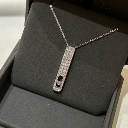 [Rosla]MY FIRST DIAMOND PAVED NECKLACE