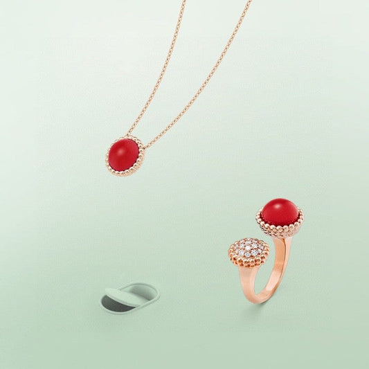 [Rosla]PERLEE COULEURS DIAMOND ROSE GOLD BETWEEN THE FINGER RING