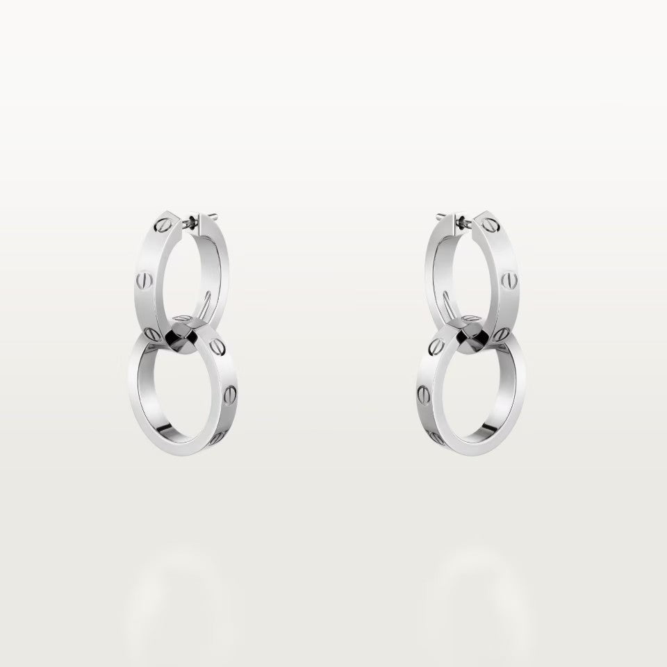 [Rosla]LOVE 3.3MM DANGLE EARRINGS