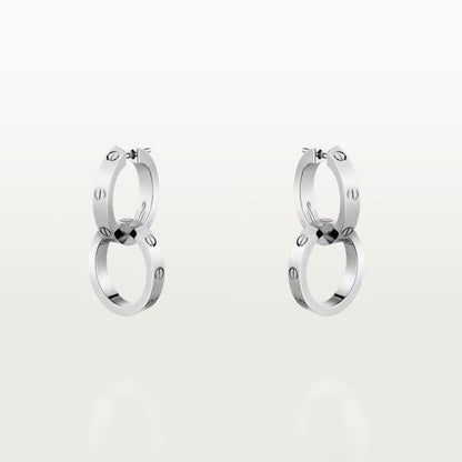 [Rosla]LOVE 3.3MM DANGLE EARRINGS