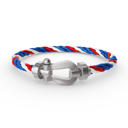 [Rosla]FORCE LARGE HORSESHOE NO DIAMOND BRACELET SILVER