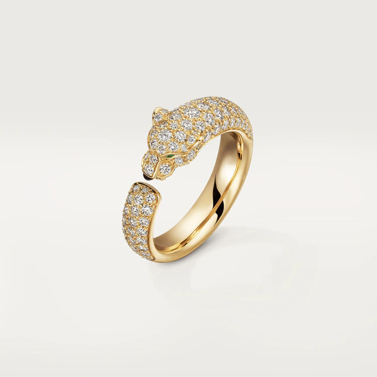 [Rosla]PANTHERE PINK GOLD DIAMOND RING
